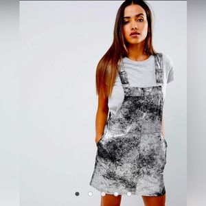 BLANKNYC Metallic Overall Mini Dress